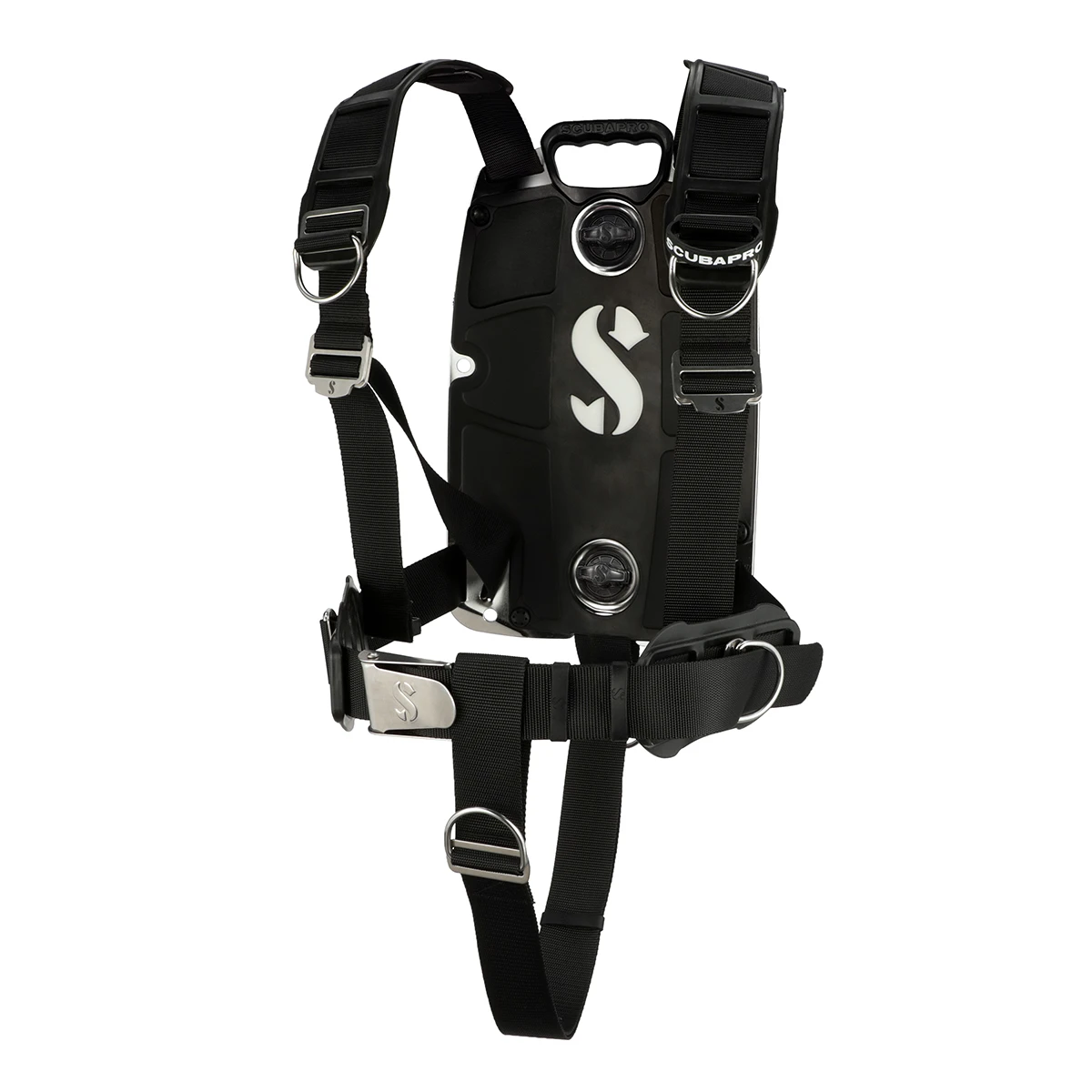 Scubapro S-TEK PRO HARNESS Edelstahl Backplate Wingjacket 3 Scubapro S-TEK PRO HARNESS Edelstahl Backplate Wingjacket