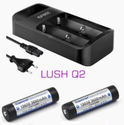 FOC-TEC Lush Q2 21700 Lader Mit 21700 Akkus Für Tauchlampen