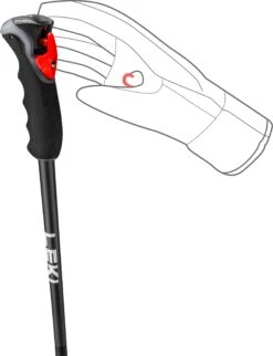 LEKI PEAK VARIO 3D Skistock Mit Trigger System Skistöcke Collection 2024 8 LEKI PEAK VARIO 3D Skistock Mit Trigger System Skistöcke Collection 2024 -ActionSport Würzburg Shop 65367611 peak vario 3D black dark 2024 3