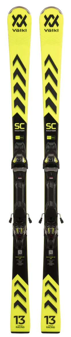 VÖLKL RACETIGER SC YELLOW Mit VMOTION 11 GW Slalomcarver Ski Collection 2024