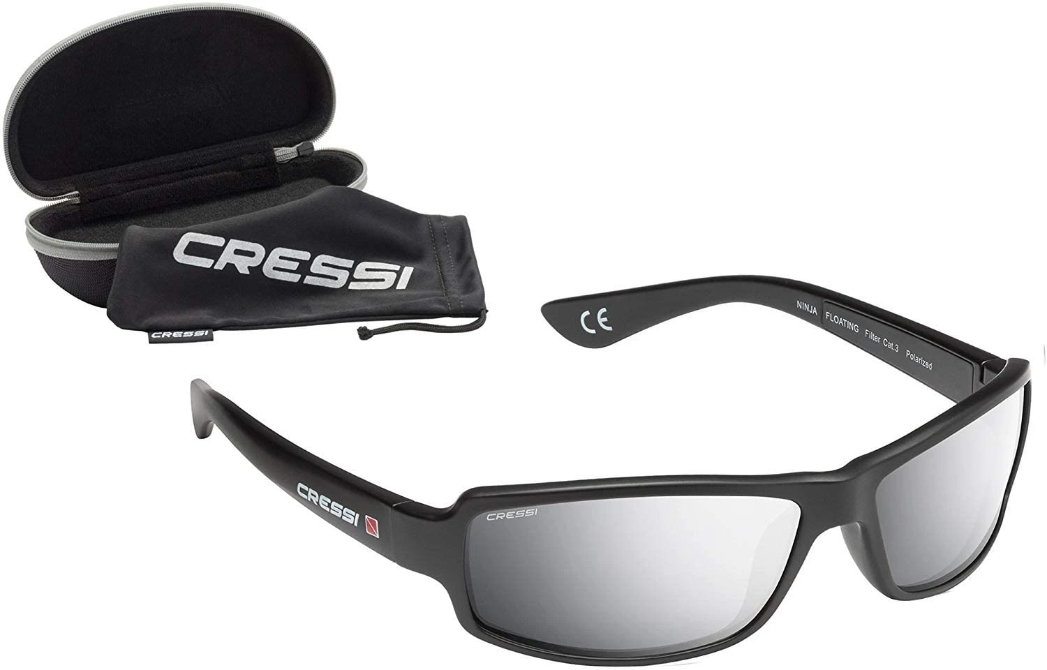 CRESSI NINJA FLOATING Verspiegelte Sonnenbrille Schwimmfähige Sportbrille 4 CRESSI NINJA FLOATING Verspiegelte Sonnenbrille Schwimmfähige Sportbrille – Bild 2