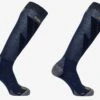 SALOMON S/ACCESS Skisocken Skistrümpfe Kniestrümpfe Collection 2021 -ActionSport Würzburg Shop lc1448100 s access dark denim cumin 2021