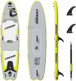 CRESSI SOLID TANDEM DC ISUP Doppelkammer 12'2" Aufblasbares SUP