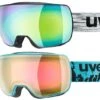 UVEX COMPACT FM FULL MIRROR Skibrille Snowboardbrille -ActionSport Würzburg Shop s5501307030 compact fm petrol mat set